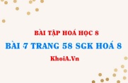 Bài 7 trang 58 SGK Hoá 8: Cách lập công thức hoá học